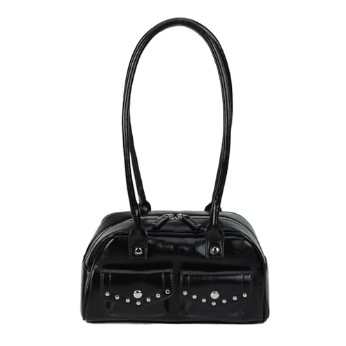 Gladdon bolsos de las mujeres, los bolsos de la manija del hobo superior, bolsillos múltiples bolso de mano, bolso de hombro decorado con lazo pañuelo de moda, elegante
