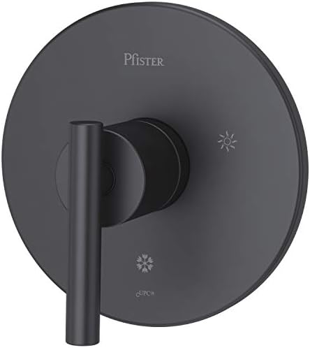 Pfister R89-1NCB Contempra Tub and Shower Faucets and Accessories, Matte Black