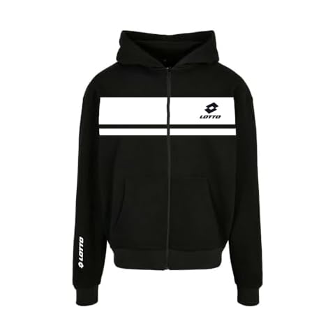 LOTTO Sweatshirt Mixte LT1229 Noir XL Cover