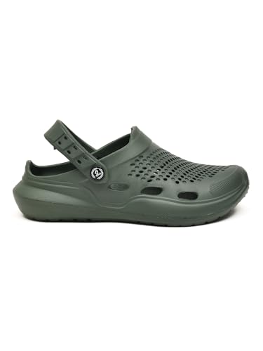 Image of Impakto Men's Clogs | Lightweight & Breathable EVA Waterproof Slip-Ons for Beach, Pool, Walking & Casual Use | Stylish and Skid Resistant with Backstrap | Quick Dry & Soft Cushioned Comfortable Mules