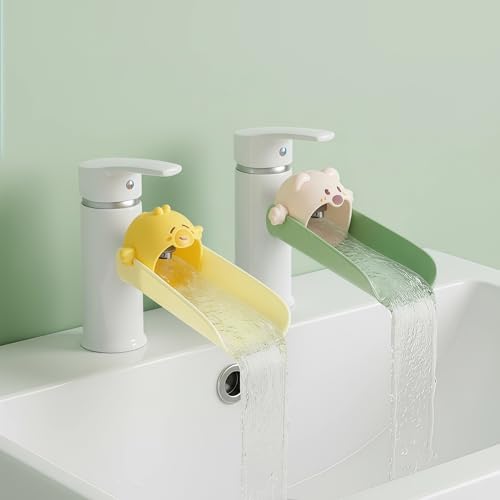 2 Pack Faucet Extender for Toddlers Silicone Faucet Extender Easy Install