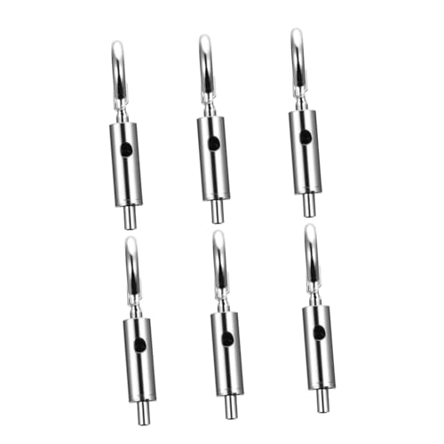 HEALLILY Kit de colgantes resistente de 12 piezas con ganchos en forma de tensor para cables de alambre para luces de panel