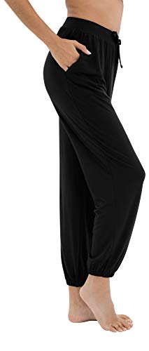 WiWi Pajama Pants for Women Lounge Joggers Yoga Viscose from Bamboo Bottoms Plus Size Pajamas Pant Sweatpants S-4X4