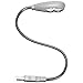 i2 Gear USB Reading Lamp with 2 LED Lights and Flexible Gooseneck for Laptop and Keyboard (White)