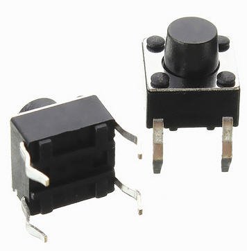 6X6X6Mm Momentary Push Button Switch 10 Pack - 4Pin Dip Micro Pcb Tactile By Corpco #TOP1