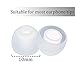 Bluecell 10 Pairs Small Clear color Silicone Replacement Ear Buds Tips for Audio-Technica Skullcandy Monster Sony Ultimate Ears Sharp Sennheiser Plantronics TDK Phillips Panasonic Denon Griffin JVC