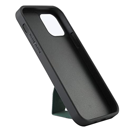 Étui de carte d'insertion de support en PU bleu pour iPhone 13 12 11 Pro Max - 2