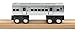 MUNI PALS Long Island Rail Road Wooden Railway M7 2-car Set–Child Safe and Tested Wood Toy Train