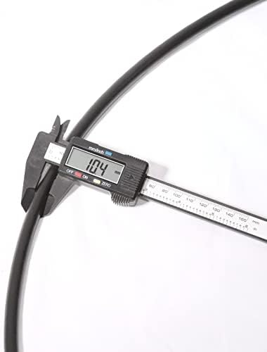 Paradar X-400 coaxial cable, ultra-low-loss for LoRa and HNT, N-male to RP-SMA male, 10m