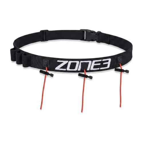 Zone3 Ultimate Race Number Belt with Gel Loops