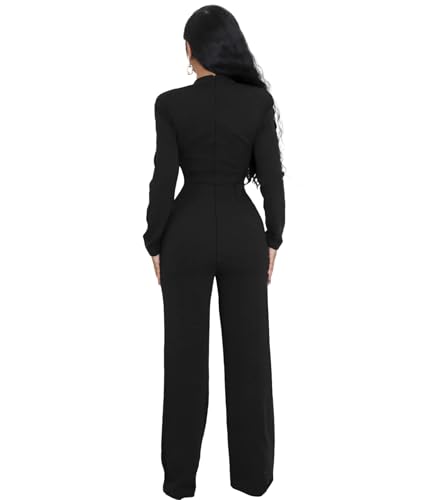 Image of Jigfar Women Sexy Elegant Bodycon Jumpsuit Going Out Romper Birthday Party Club Night Outfits