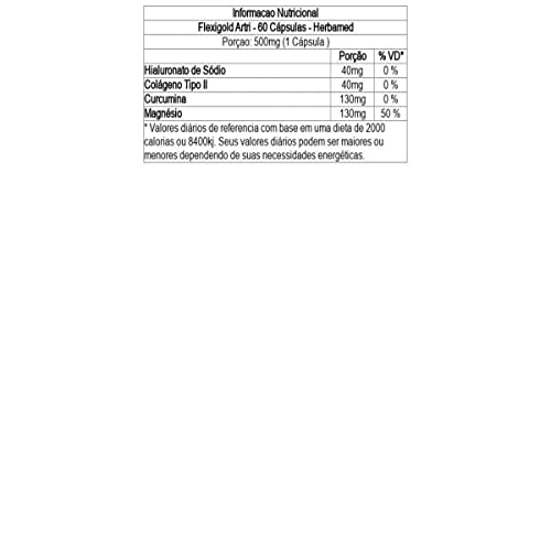 Herbamed Flexigold Artri - 60 Cápsulas -