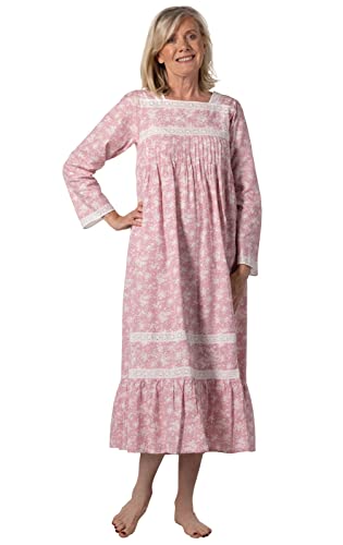 Image of The 1 for U Victorian Nightgown - Night Dress for Women Sleepwear, Kate 100% Cotton Gown