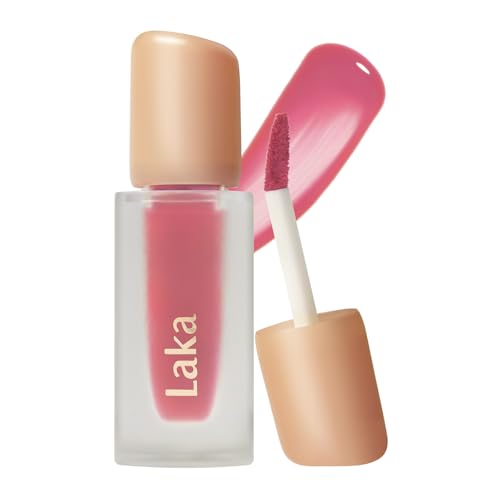 Laka Fruity Glam Tint | Glowing Korean Lip Tint with Hydrating Lightweight Texture | Buildable Color, Non-Sticky High Shine Gloss | K-Beauty Korean Makeup | #139 Cheating, 0.15oz