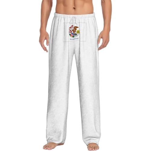 Pantalon de pyjama homme imprimé Illinois confortable et fluide