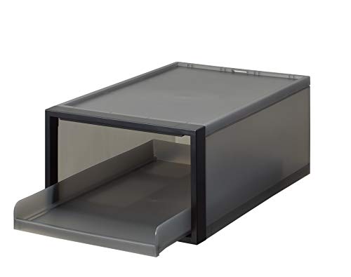 ライクイット 収納ケース クローゼットシステム トレー M 幅32x奥50.5x高21.5cm ブラック CS-T5 クローゼット収納にピッタリ