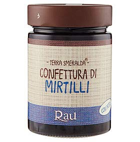 6 x 390 gr - Confettura di mirtilli, prodotta a Barchidda dagli artigiani di Rau Arte Dolciaria