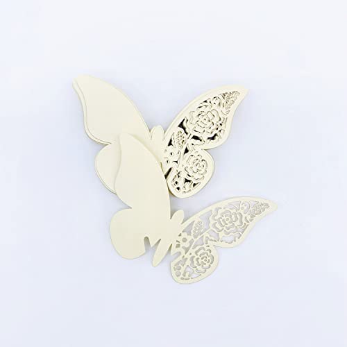 ElecMotive 100 Pezzi Farfalle 3D Segnaposto Farete...