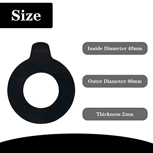 Image of 8 x 40mm Bucket Pin Shim Kit for Excavator and Skid Steer 2mm Thickness Fit for Cat Kubota Komatsu Takeuchi