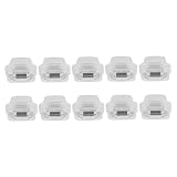Sourcingmap - Set di 10 occhielli per portiera auto, in plastica, per E46 E90 E91 E92 E93