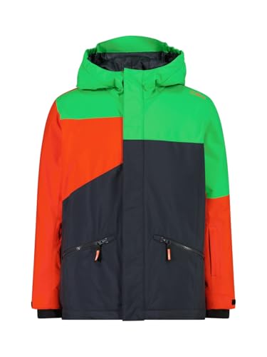  CMP Giacca da sci per bambini Clima Protect con cappuccio, TRACITE-DEEP MINTANGO, 140