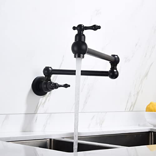 Robinet de remplissage de pot contemporain extensible double joint