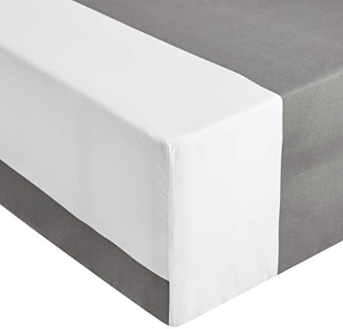 Amazon Basics Premium Microfibre Fitted Sheet -160 x 200 x 30 cm, Cream