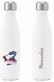 Scunthorpe United FC Personalised Crest Insulated Water Bottle - White