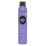 HASK, Shampoo Fortalecedor en Seco, con Biotina, Colágeno y Café, Limpia sin Agua, Absorbe Grasa, Libre de Sulfatos,...