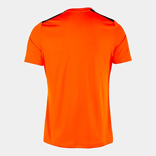Joma Maglia a Manica Corta Uomo Championship VII Arancione Nero - 2