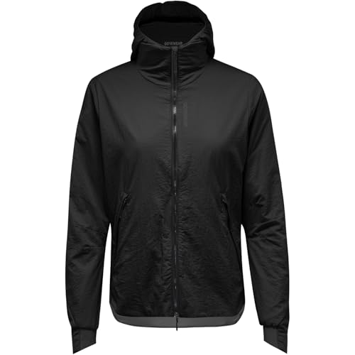 GOREWEAR Damen Concurve Windstopper® Isolierte Kapuzenjacke Jacke, Schwarz, M EU