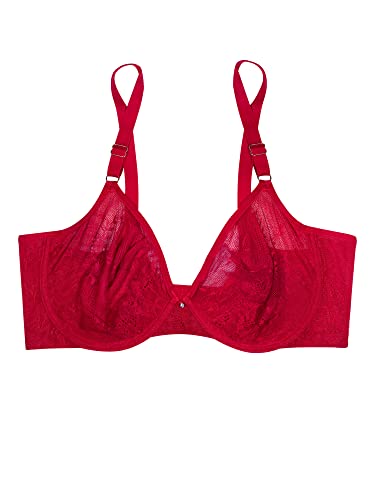 Image of Smart & Sexy Women's Sheer Mesh Demi Underwire Bra - See Through Bras