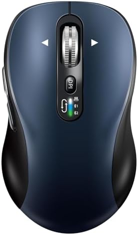 Amazon.com: Wireless Bluetooth Mouse,Multi Device Ergo Computer Mouses ...