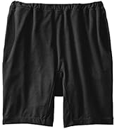 [ニッセン] オーバーパンツ サニタリー スパッツ 防水 綿混 深ばき 裏側全面防水布 ストレッチ 2分丈 レディース