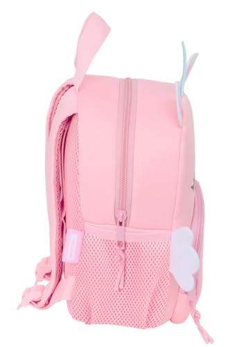 Safta UNICORN plecak neoprenowy, plecak dziecięcy, idealny dla dzieci w różnym wieku, wygodny i wszechstronny, 20 x 9 x 25 cm, Różowy kolor, M, Casual