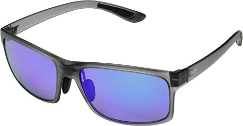Image of Maui Jim Men's and Women's Pokowai Arch Polarized Rectangular Sunglasses