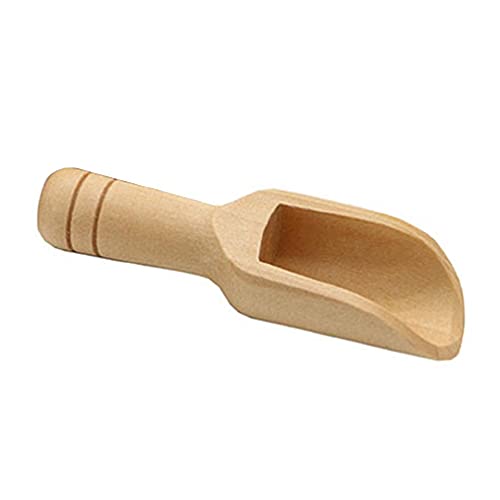 Yushu - Cuillère doseuse en poudre de sel – Petite cuillère en bois – Petite cuillère en bois – Outils de cuisson pour sel, sucre, condiments