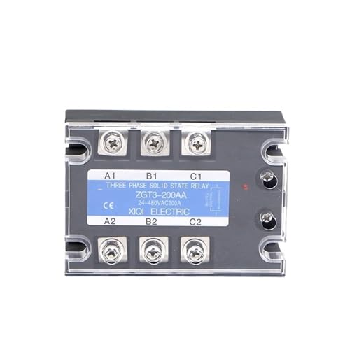 Relais statique triphasé AC AC 200A avec dissipateur de chaleur thermique