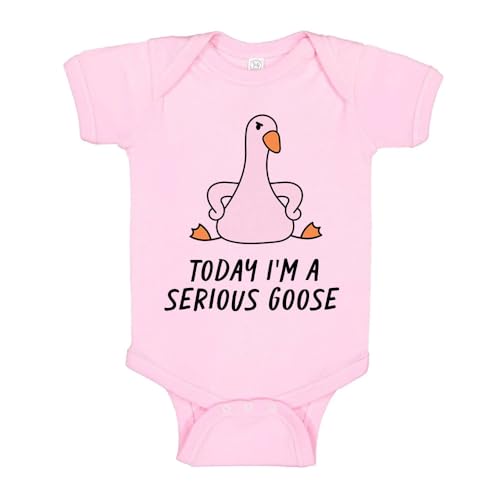 Image of Today I'm a Serious Goose Baby Infant Bodysuit