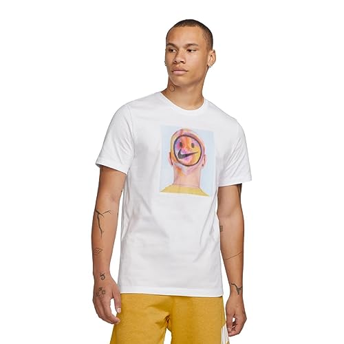 T-shirt Nike Photo Graphic haut décontracté col rond imprimé pour le quotidien