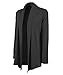 Charles River Apparel Women's Plus Size Cardigan Wrap, Black, 3X Large