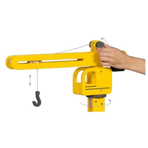 goki 55854 - Baukran - 360° drehbar - wie auf der echten Baustellen - ab 3 Jahre