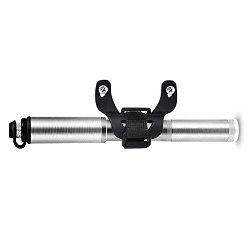 Mini pompe à vélo alliage aluminium portable gonflage précis sol
