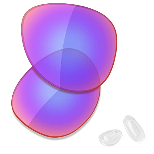 Image of SAUCER Premium Replacement Lenses & Nosepads for Oakley Elmont M OO4119 | UV400 Protection, Anti-Scratch, Precise Fit