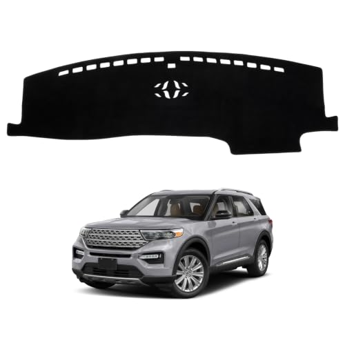23B11 - Install New Dash Mat - 2022 Ford Expedition, 2022-2023 F-150 Lightning 5 Dash Cover Mat Compatible with Ford Explorer 2020-2023 2024 2025 2026