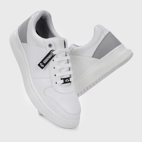 Image of Cruiser Mens Sneakers | Casual Shoes | Experience Comfort & Style with Soft Cushioned Insole |Step Up Your Comfort: Casual Sneakers for Every Day| Trendy Lace-Up Design Sneaker (2567)