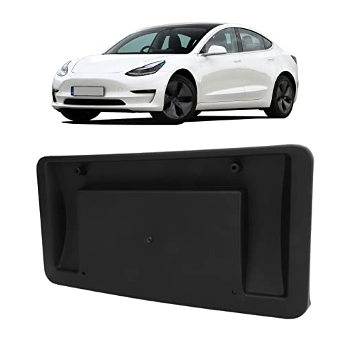 Image of Front License Plate Mount Frame Replacement for 3 2017 to 2023, Front Bumper License Plate Bracket License Plate Holder Mount, OE Number 1096829 00 G