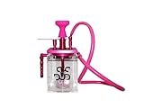 Dud Club Pink VIP Acrylic Hookah Set with LED Lights, Premium Design for Smooth Smoking, Durable Portable Shisha Easy Clean Perfect for Indoor & Outdoor