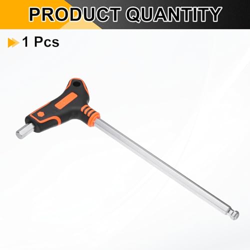Clé hexagonale en T 10 mm de sourcing map en acier S2 durable - 4