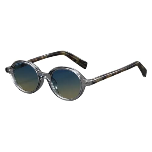 Lunettes de soleil ovales pour protéger les yeux sensibles avec style rétro